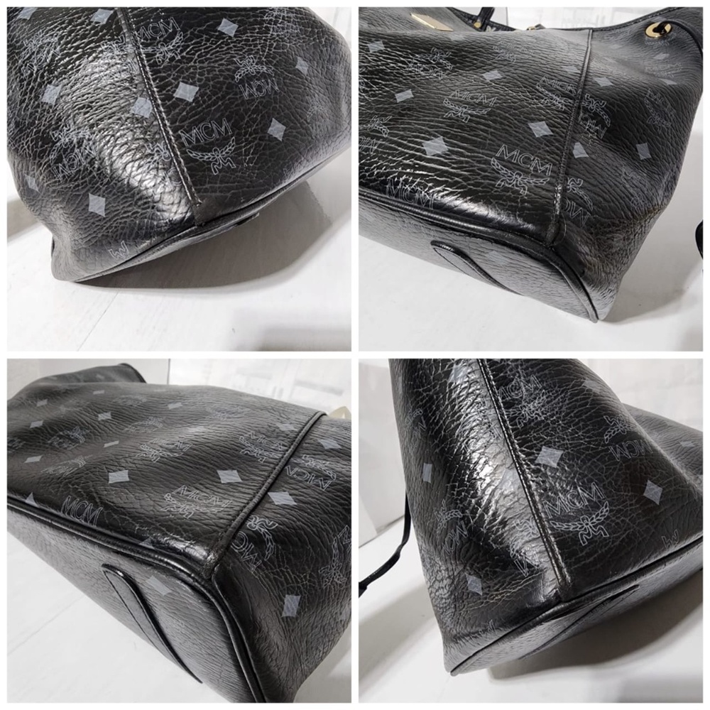 Authentic Mcm Visetos Reversible Printed Tote Bag… - image 6